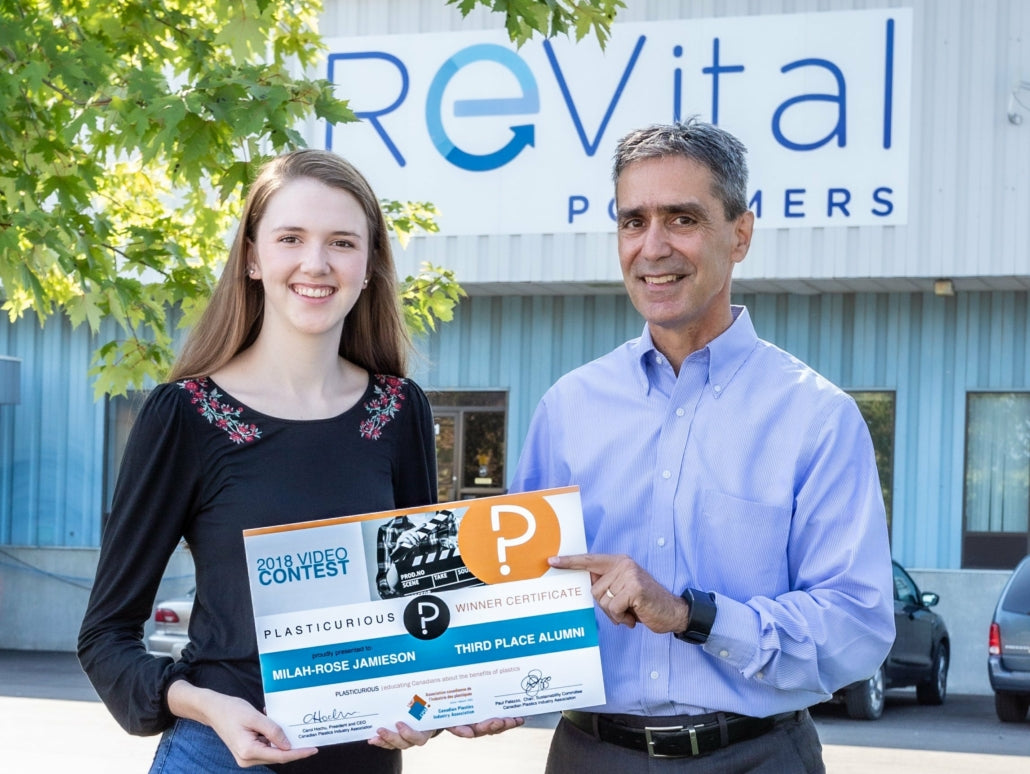 Petrolia, ON, Teen Inspired to Enter Winning Plasticurious Video to Encourage More Recycling
